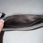 Guess Vintage Y2K Style Gray Faux Leather Wristlet Wallet Mini Convertible Purse Photo 13