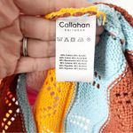 Callahan Marg Polo Knit Mini Shirt Dress in Multicolor Pink Photo 6