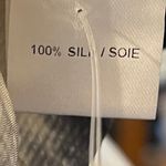 Vera Wang  Women’s 100% Silk Ivory Black Lace Trim Dressy Shorts Size 4 Photo 4