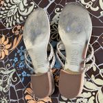 Adrianna Papell  GOLD BEADED SANDALS Sz: 7.5/EU 37.5 Photo 1