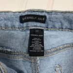 Sincerely Jules  Distressed Light Wash Raw Hem Distressed Jeans Sz 29 Photo 4
