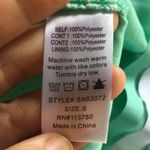 Alya Mint Green Striped Skirt Photo 5