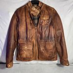 Black Rivet Women’s Leather Jacket Size Large. Photo 0