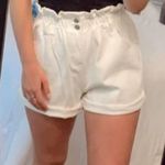 Princess Polly White paper bag shorts Photo 0