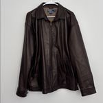 Vintage Polo by Ralph Lauren Chocolate Brown 100% Leather Jacket Size XL Photo 1