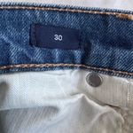Gap  Y2K womens distressed denim knee length straight pencil skirt size 30 Photo 3
