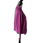 Title Nine  Cardigan Sweater Womens wool Purple Long Sleeve Large waterfall front Photo 1