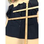 Evan Picone Evan-Picone Woman Plus 22W Jacket 4 Pockets Lapel Notch Collar Blue Long Sleeve Photo 7
