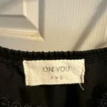 Black silk & lace jumpsuit Size L Photo 3