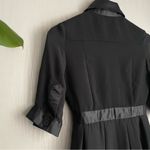 Jonathan Saunders Satin & Sheer Babydoll Dress Black Size undefined Photo 10