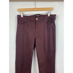 Buffalo David Bitton Vale Mid-Rise Stretch Skinny Jeans Size 10/30 Burgundy Photo 1