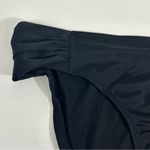 Athleta  Shirred Black Swim Bottom Size L Photo 3