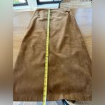 Kate Hill Tan Suede Maxi Skirt Photo 10