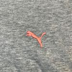 Puma Womens Hoodie Pullover Hooded Sweatshirt Crop Long Sleeves Sporty Gray XL Photo 2