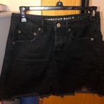 American Eagle Outfitters Black denim skirt Size 0 Photo 0