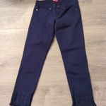 Lilly Pulitzer South Ocean Skinny Crop Blue Jeans Size 2 Photo 1