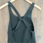 COS Women's Twist-Back One Piece Swimsuit in Dark Khaki Size US 8 / Medium Photo 5