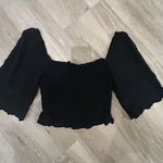Apricot Lane Black square neck top Photo 0