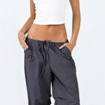 Princess Polly Snow Parachute Pants Slate Size 10 Photo 0