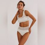 Beach Riot  Wyatt Bottom White Crochet, BRAND NEW Size Medium, $138 Photo 6
