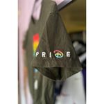 Disney PRIDE Mickey green rainbow crop top size large Photo 2