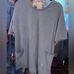 Free People NWT  FP Movement Hot Shot Tee Romper skyline blue gray - large Photo 7