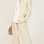 Veronica Beard Off-White Tan Two-Toned Braeton Dickey Jacket Blazer Size 8 Photo 2