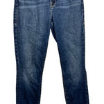 Good American ‎ Good Waist Crop Jeans with Side Slits Size 26 Denim Stretchy Photo 0