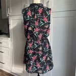 Charles Henry Women's Floral Sleeveless Mini Dress Black Casual Photo 1