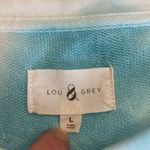 Lou & grey  Coastal Athleisure Cloud Blue White Sporty Beach Lounge Tie-Dye Dress Photo 6