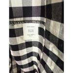 J.Crew  Classic Casual Checkered Short Sleeve Shirt Mini Dress XS Black White Photo 8