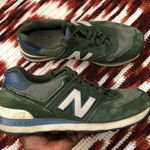 New Balance Retro Y2K Streetwear Green blue 574 trainers sneakers Photo 1