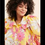 SELKIE Cream Puff Blouse XS Yellow Photo 1