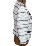 White House | Black Market novelty tweed chain decor shimmer lady jacket size 6 Photo 3