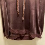Sundance  Aurora Purple  Velour Drawstring Hoodie Size Small Photo 4