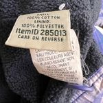 L.L. Bean🦎Plaid Fleece Long Sleeve, Pocket Button Over Coat🌵 Blue Size L Photo 1