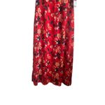 Collective Concepts Women Maxi Dress M Red Floral High Waist Cottagecore Boho Photo 8