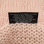 Wooden Ships  Pink Mohair Blend Distressed Knit Sweater Women's M/L Soft Photo 7