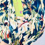 Acler Lovell Floral Print Puffed Sleeve Belted Mini Dress Multi Womens Size US 2 Green Photo 6