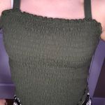Abercrombie & Fitch Dark Green Tank Top Photo 0