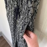 Lou & grey Sleeveless Jumpsuit Black White Boho Festival Pockets ~ Size M Photo 4