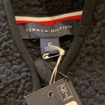 Tommy Hilfiger Women’s Black Fleece Zip Up Hooded Jacket Thumb Holes NWT Sz M Photo 6