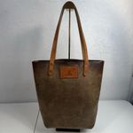 Rogue Industrie Leather Tote Bag Full Grain Heavy Purse Brown Open Top Distress Photo 1