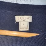 J Crew‎ Factory Small Navy Lovebirds Cotton Crew Neck Sweater Blue Photo 3