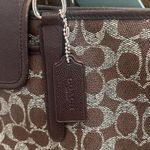 Coach  Brown and Cream Signature Tote Photo 2