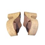 Steve Madden Woman's Dress Sandals Leather Saffron Platform Sandal Sz 7 Photo 3