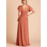 Birdy Grey Hannah Dress Medium Terracotta Fall Wedding Boho Bridesmaid Gown Long Photo 5