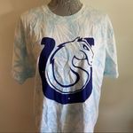 Hanes NFL Indianapolis Colts custom tie died graphic T-shirt Photo 1