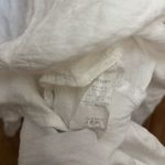 Chalet Tunic Top Womens Medium Ivory Cowl Neck Lagenlook Asymmetrical Blouse Photo 7