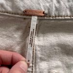 Free People Off White Denim High Waist Paperbag Skirt Photo 12